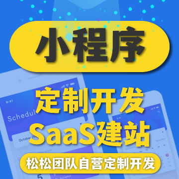小程序开发服务：提供开发、SaaS、运维解决方案